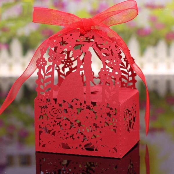 

gift wrap 50 pcs set party wedding hollow box baby shower favors candy boxes1