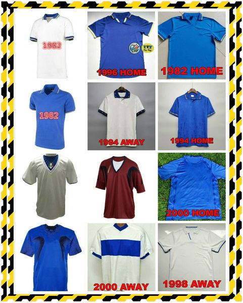 

world cup retro del piero 1982 2000 football soccer 1994 jersey maldini baggio donadoni schillaci totti del piero 2006 pirlo inzaghi buffon, Black;yellow