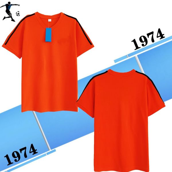 

retro training jersey 1974 netherlands soccer jerseys 74 orange training shirts holland retro football shirts, Black;yellow