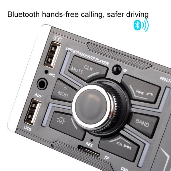 

bluetooth 4062tm touch screen 4.1 inch audio playback format mp3 car mp5 car mp4
