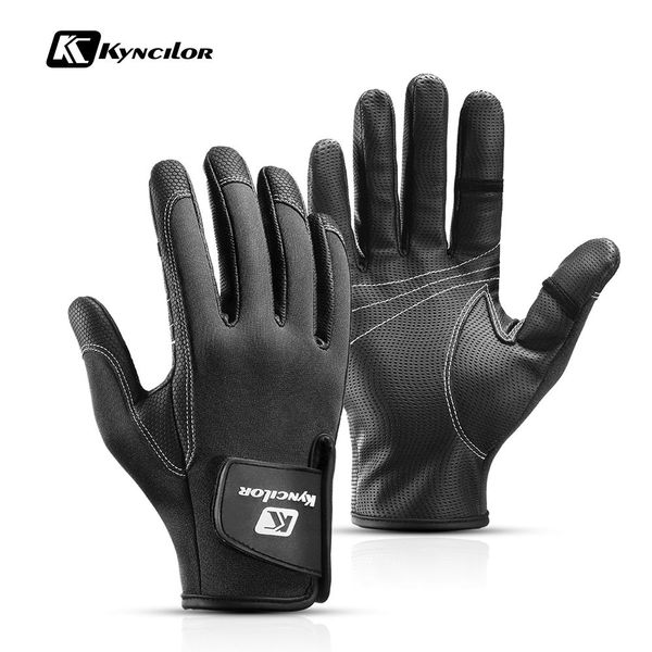 

resistance slip fishing gloves 2 half finger waterproof breathable outdoor sports slip resistant gloves for fishing bbywxt alice_bag, Black