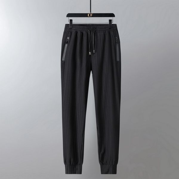 

2020 лета жира лед шелковых мужской откорм плюс лето pantsfat pantsice шелковые брюки размера сыпучих спортивные случайных мужских брюк быст, Blue