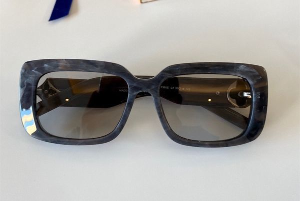 

1360 ladies men's fashion sunglasses fashion square model casual uv protection with box, White;black