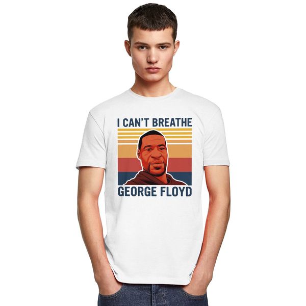 

sport i can't breathe t-shirt man pre-shrunk cotton george floyd tee shirts crew neck short sleeve summer tshirt gift merchandise