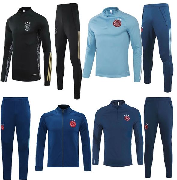 

soccer jersey polo shirts 20 21 tadic promes ziyech short sleeve maillots de football short training suit sets s-2xl, Black