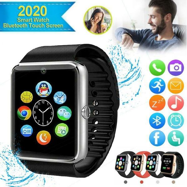 

smart watch 2020 new gt08 plus support tf sim card anti lost smartwatch bluetooth touch screen sport wrist watch for ios android