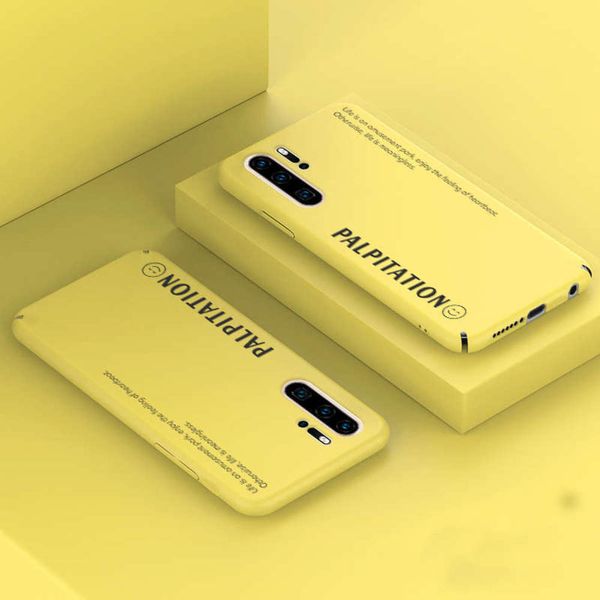 

pro ultra thin liquid hard pc matte colorful protect back cover case for huawei p30 lite p30pro phone shell