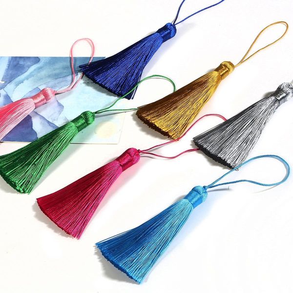 

2pcs polyester cotton silk tassel trims satin tassel for handmade craft decoration diy sewing curtain accessories h wmtohb