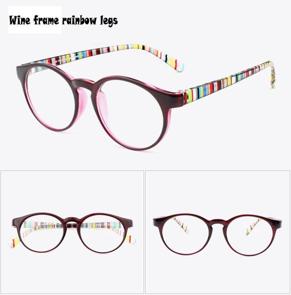 

tr90 frame round glasses women ultralight computer eyeglasses men prescription lens myopia glasses frame oculos de grau ev0766, Black