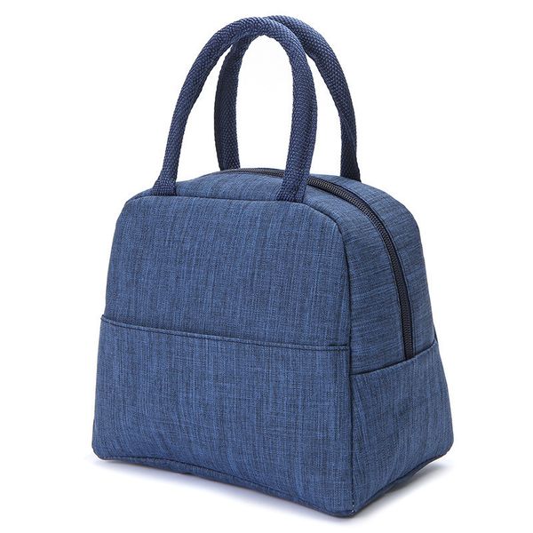 

new men's and women's portable solid color handbag 5 colors gray red pink blue business cotton soft plain41