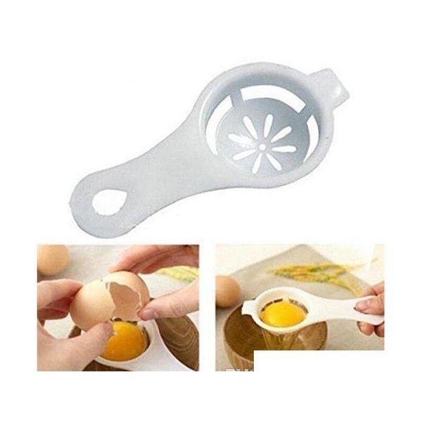 

white separator-egg divider strainer screen filter-chef kitchen jllcbg dayupshop