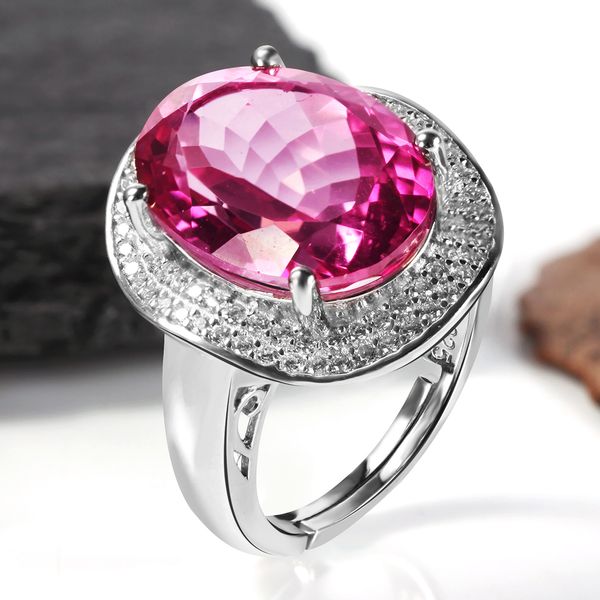 

925 silver set z ring with adjustable mouth, Golden;silver