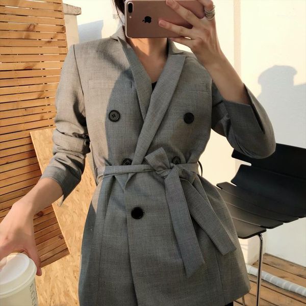 

wholesale 2020 new autumn winter selling women's fashion netred casual ladies work wear nice jacket ma7481, Black;brown