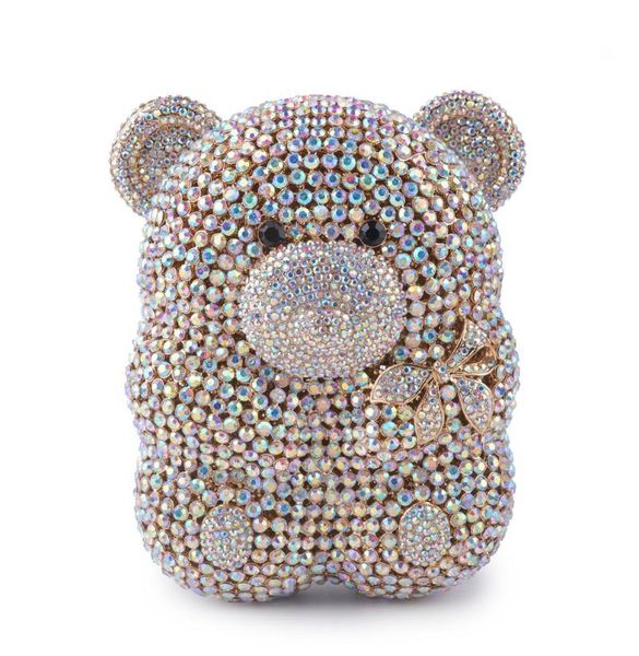 

золото ослепительных женщин кристл вечерние клатчи люкс свадьба коктейль алмазная металл клатчи сумочка и кошелек подарок