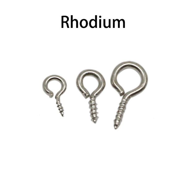 

200 шт. / лот 4 * 8 5 * 10 винт глазные булавки для подвеска железный винт главные крючки класмоистые clasps fit bear chounts diy ювелирные