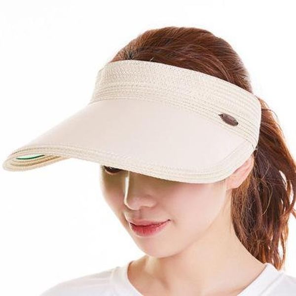 

cokk летние шляпы для женщин мужчин слейте top теннис спорт cap солома вс hat вводная femme пляж hat женский sunhat visor кпт wmtayd otsweet, Blue;gray