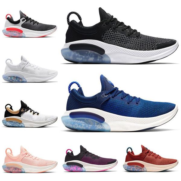 

new arrival joyride run fk mens womens knit running shoes platinum tint triple black university red racer blue white sports trainers