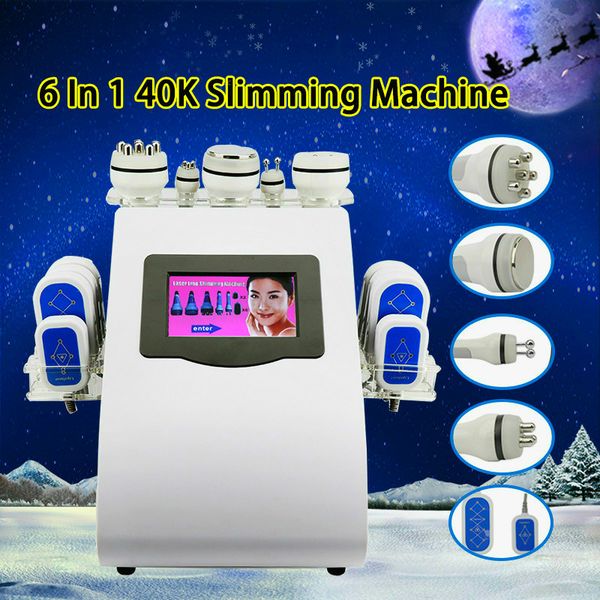 

2021 super 6in1 rf cavitation factory supply equipment tripolar radio frequency 650nm 5mw laser body shape slimming machines