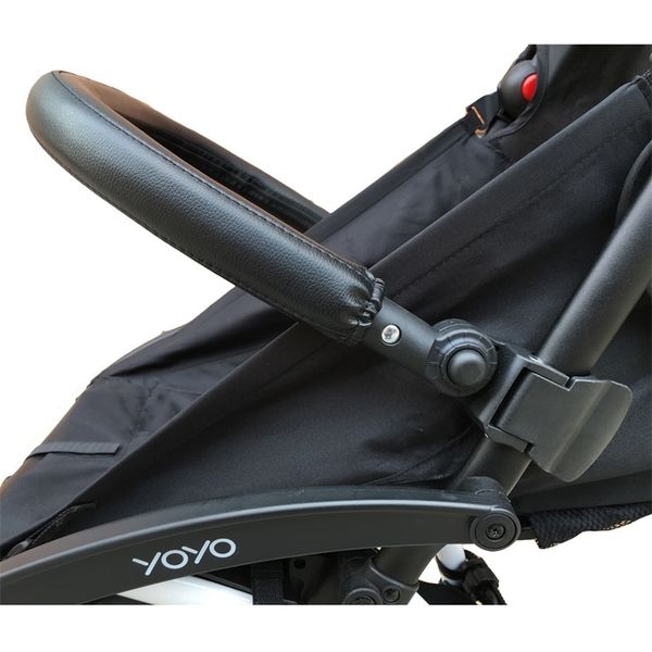 

baby stroller accessories adjustable leather armrest bumper bar for babyzen yoyo yoya mountain buggy pram 201021