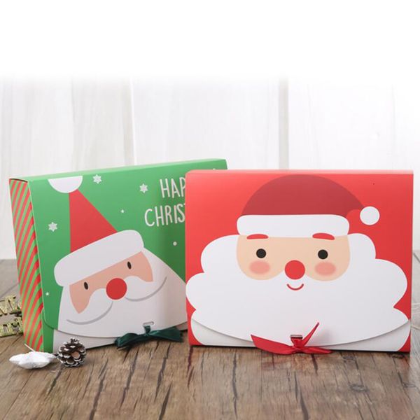

factorylmn4& fairy santa factoryfhwqeve happy gift big christmas design papercard kraft present party favour activity box red green