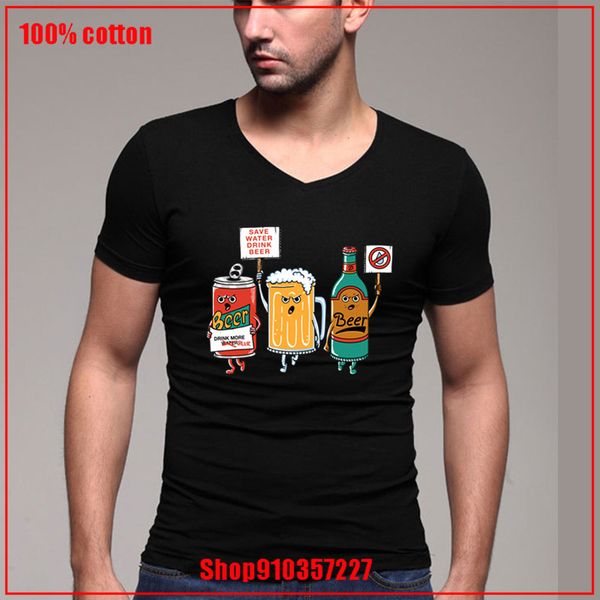 

summer printed tees save water drink beer v anti wrinkle pop homme plus size for men 4xl 5xl sport hooded sweatshirt hoodie t shirt