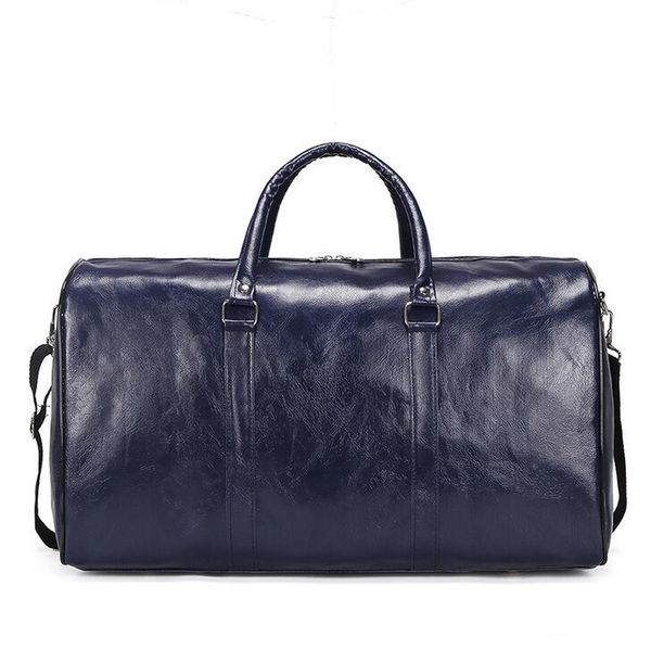 

retro travel bag solid color portable 2pu retro short distance luggage large capacity short luggage