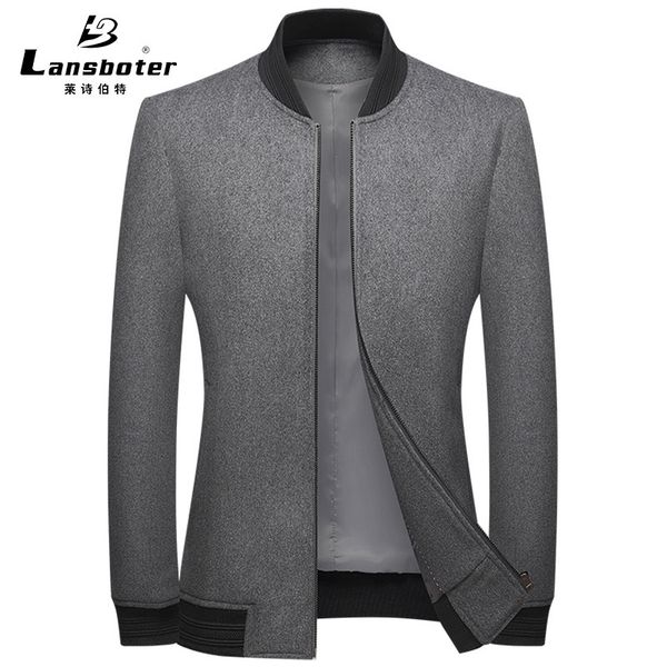 

2021 male style new fleece young and middle-aged knit jacket 8uv2, Black;brown