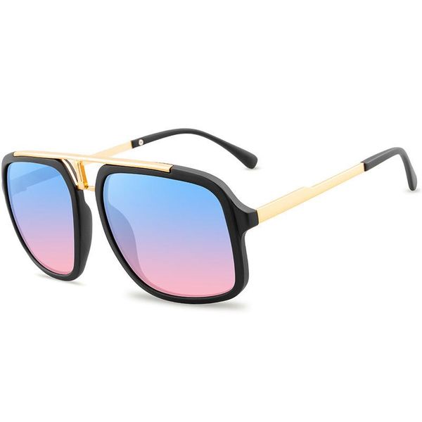 

sunglasses fashion retro metal spectacles women big frame trendy men's couple toad mirror round face glasses, White;black