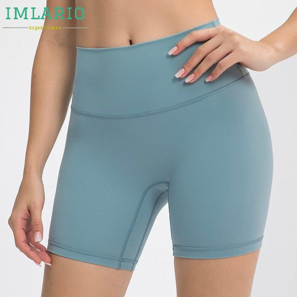 

imlario classical plain yoga fitness shorts no-camel -toe women squatproof workout running short bottoms stretchy sports tights, White;red