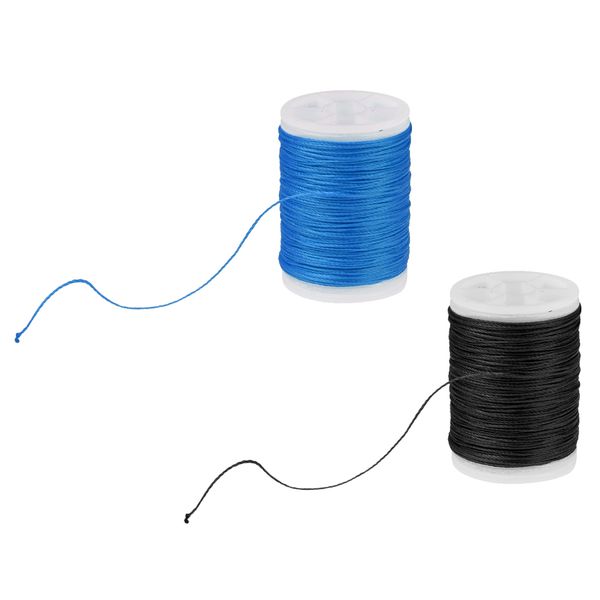 

110m fiber archery bow string serving bowstring protect 1 blue+ 1 black