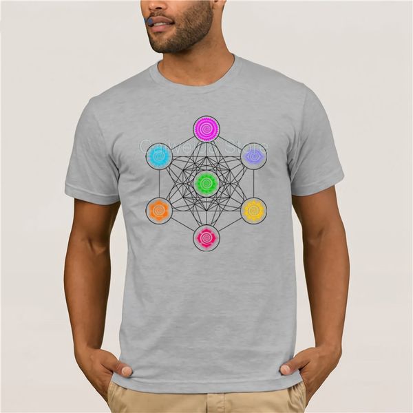 

men's fun casual print hsuail men's metatrons cube chakras cosmic energy centers fashion trend hoodie designers t shirts sweatshir
