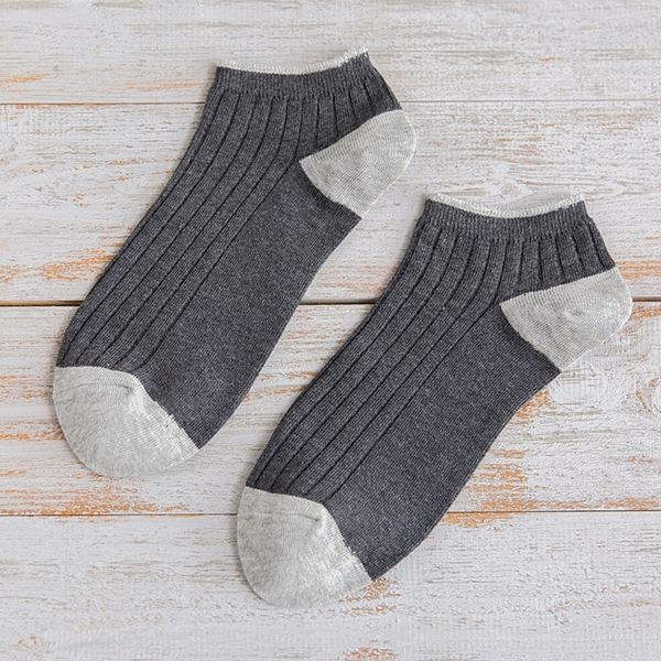 

w2xuj spring japanese summer new and and korean solid color double needle men's boat boat socks low-casual socks dfee9, Black