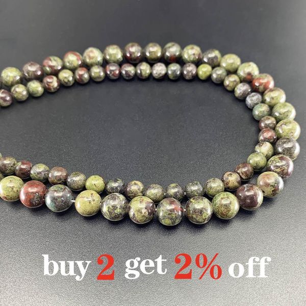 

1 strand lot 4 6 8 10 12 mm natural dragons blood stone bead loose spacer round beads for jewelry making findings diy bracelet h bbykhd