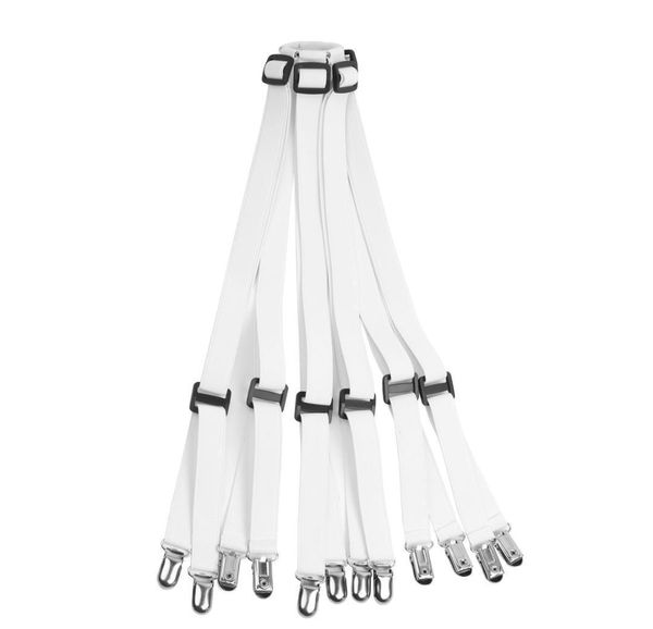 

bed sheet long straps clips fixed in 6 directions adjustable mattress cover grippers elastic fastener anti-s sqcncw sports2010