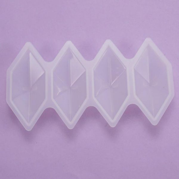 

кварцевые кристаллические прессформы эпоксидной смолы ювелирные изделия изготовление граненых кристаллических силиконовых плесени поддельную, Black