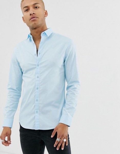 

siksilk ice blue long sleeve shirt new shirts1, White;black