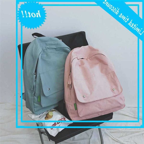 

fashion women canvas shoulder bags casual travel school women's college style vintage backpack