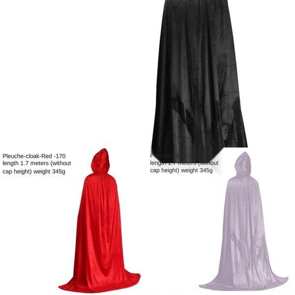 

irxjm clothing 170 role performance matching costume red cloak temptation stage play cosplay gold velvet cloak bxtju