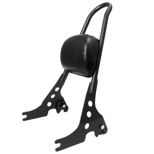 

other motorcycle parts black passenger backrest pad metal sissy bar cushion for xl883 883 1200 48 2004-2021 xl1