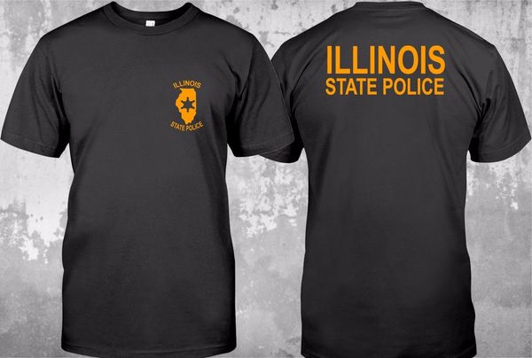 

2019 fashion new illinois police state logo - custom men's t-shirt teetee shirt sport hooded sweatshirt hoodie