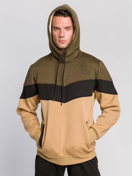 

2021 new fashion patchwork men's hoodie male streetwear brand hoodies hip hop streetshirt hooded casual men sportswear xe8s, Black