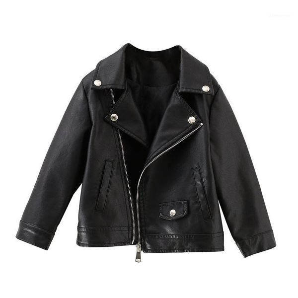 

2020 autumn new boys and girls motorcycle pu leather jacket children's pu leather fashion coats kids zipper outwear1, Blue;gray