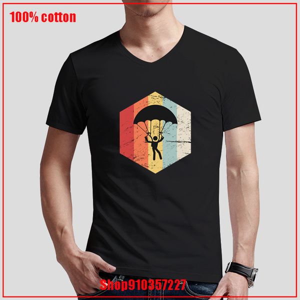 

retro 70s skydiving parachute icon v new arrival summer asian size fashion sport hooded sweatshirt hoodie t shirt