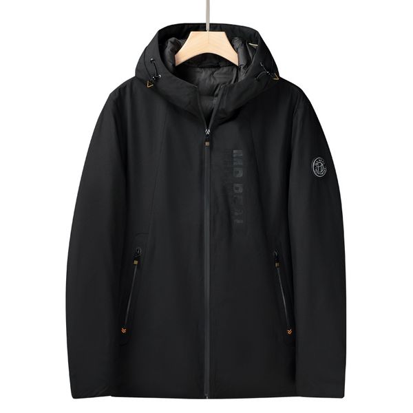 

doujia men's down jacket 2020 new winter warm short hooded trend 1308, Black