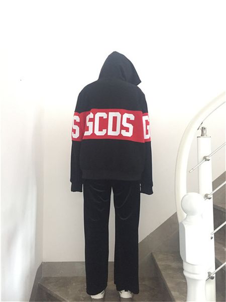 

new fashion gcds hoodies total cotton over size color black ing