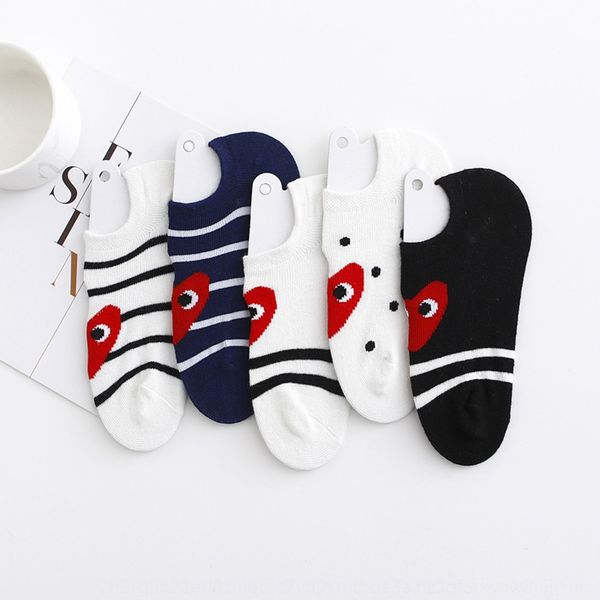 

5 пар новой весны и лета лодки мультфильма улыбающейся обувь невидимые sockschildren смотреть правде в глаза невидимый носки хлопковые детск, Black