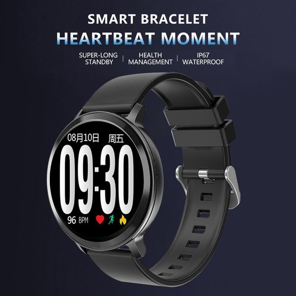 

s8 clock heart rate tracker fitns blood prsure pedometer intelligent belt exercise mode calorie counting