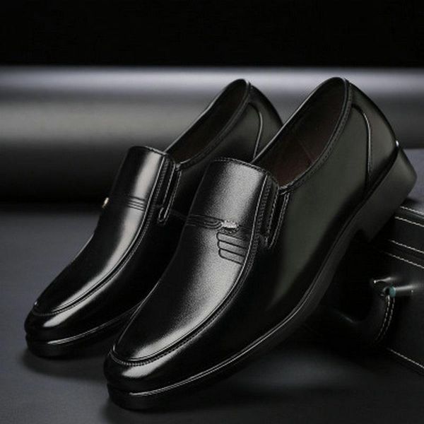 

men working office shoes mens patent leather shoes business wedding lace up pointed toe flat big size 38-48 d12-12, Black