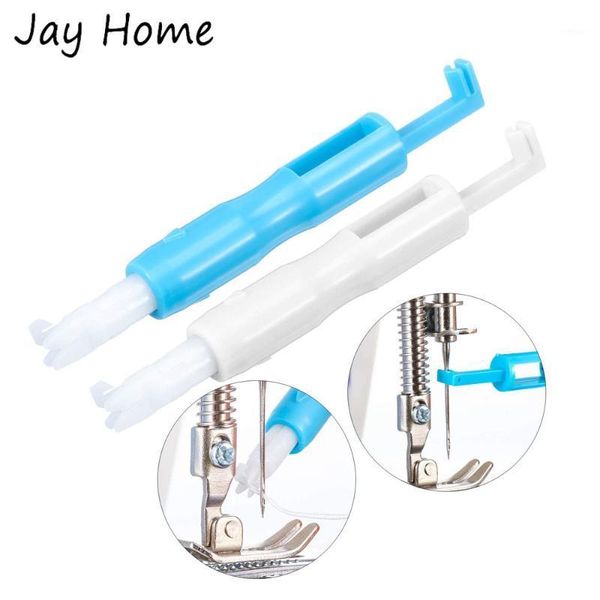 

1/2pcs sewing machine needle threader inserter automatic needle threader stitch threading tool for sewing machine1, Black