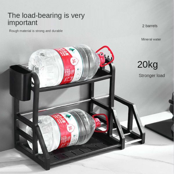 

a-kitchen without drilling seasoning shelf storage knife holder artifact chopsticks knife plastic products household complete